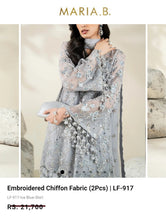 Load image into Gallery viewer, Mariab Shirt Luxe Embroidered Chiffon