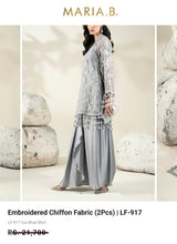 Load image into Gallery viewer, Mariab Shirt Luxe Embroidered Chiffon