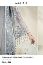 Load image into Gallery viewer, Mariab Shirt Luxe Embroidered Chiffon