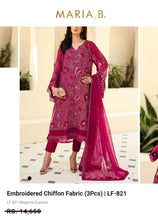 Load image into Gallery viewer, Mariab 2-Piece Luxe Embroidered Chiffon