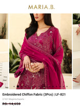 Load image into Gallery viewer, Mariab 2-Piece Luxe Embroidered Chiffon