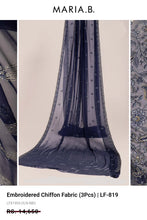 Load image into Gallery viewer, Mariab 2-Piece Luxe Embroidered Chiffon