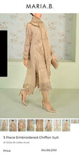 Load image into Gallery viewer, Mariab 4-Piece Ready to Wear Chiffon Hand work