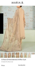 Load image into Gallery viewer, Mariab 4-Piece Ready to Wear Chiffon Hand work
