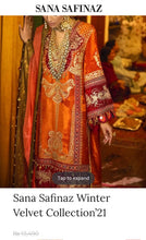 Load image into Gallery viewer, Sana Safinaz 3-piece Velvet