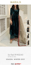 Load image into Gallery viewer, Mariab Fabric Embriodered Zari Net