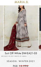 Load image into Gallery viewer, Mariab Frock Pret / Ready To Wear