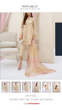 Load image into Gallery viewer, Republic Fabric Embroidered Organza