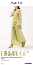 Load image into Gallery viewer, Mariab Luxe Fabric Embroidered Georgette
