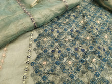 Load image into Gallery viewer, Branded Shirt Embroidered Zari net