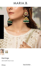 Load image into Gallery viewer, Mariab kundan Jhumka Earrings
