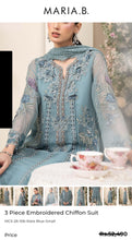 Load image into Gallery viewer, MariaB 4-Piece Mbroidered chiffon