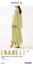 Load image into Gallery viewer, Mariab Luxe Fabric Embroidered Georgette