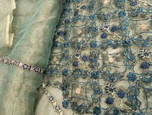 Load image into Gallery viewer, Branded Shirt Embroidered Zari net