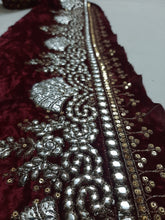 Load image into Gallery viewer, Mariab velvet Foilwork Patch