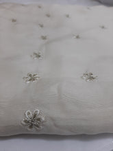 Load image into Gallery viewer, Republic Embroidered Rawsilk Fabric