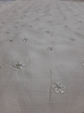 Load image into Gallery viewer, Republic Embroidered Rawsilk Fabric