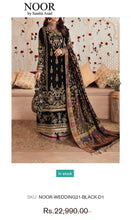 Load image into Gallery viewer, Noor by Sadia Asad Center & Sleeves Panel