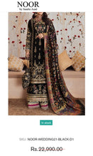 Load image into Gallery viewer, Noor by Sadia Asad Center & Sleeves Panel