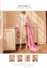 Load image into Gallery viewer, Republic Embroidered Rawsilk Fabric