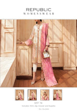 Load image into Gallery viewer, Republic Embroidered Rawsilk Fabric
