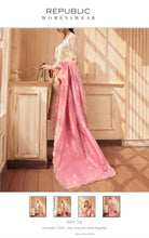 Load image into Gallery viewer, Republic Embroidered Rawsilk Fabric