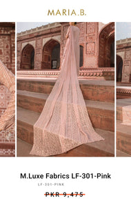 Mariab Fabric Luxe Chiffon Embroidered