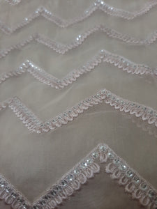 Mariab Frock Foil work
