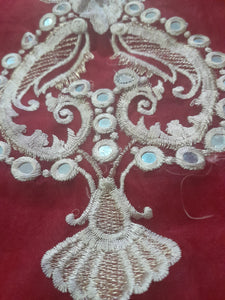 Saira Rizwan Neckline Foil work