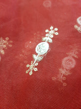 Load image into Gallery viewer, Mariab Duppta Fabric Foil Work
