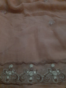 Branded Duppta Embroidered chiffon