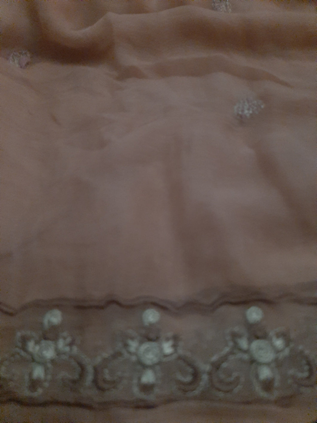 Branded Duppta Embroidered chiffon