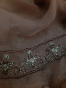 Branded Duppta Embroidered chiffon