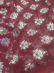 Mariab Fabric Foil Print Net