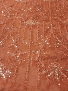 Mariab Fabric Embroidered Chiffon
