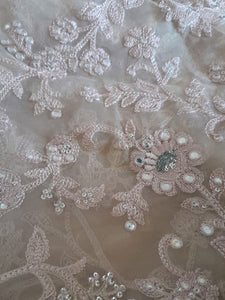 Mariab Frock Foil work