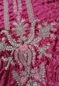 Mariab Panel or Neckline Velvet