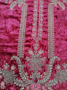 Mariab Panel or Neckline Velvet