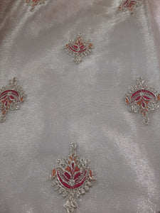 Mariab Fabric Embroidered Masori Tissue