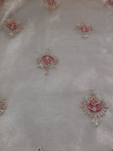 Mariab Fabric Embroidered Masori Tissue