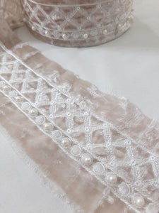 Mariab Patch Pearl Embellished