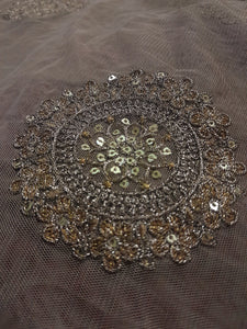 Mariab Fabric Embroidered Net