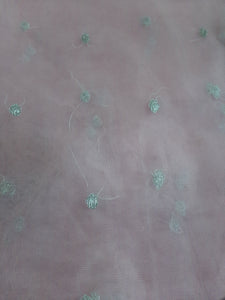 Branded Fabric Embroidered Net