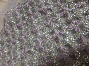 Branded Fabric Embroidered Net