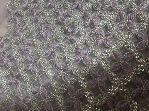 Branded Fabric Embroidered Net