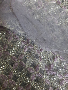 Branded Fabric Embroidered Net