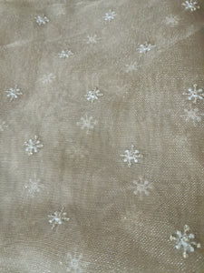 Branded Fabric Embroidered Soft Zari Net