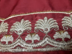 Branded Fabric Embroidered Silk