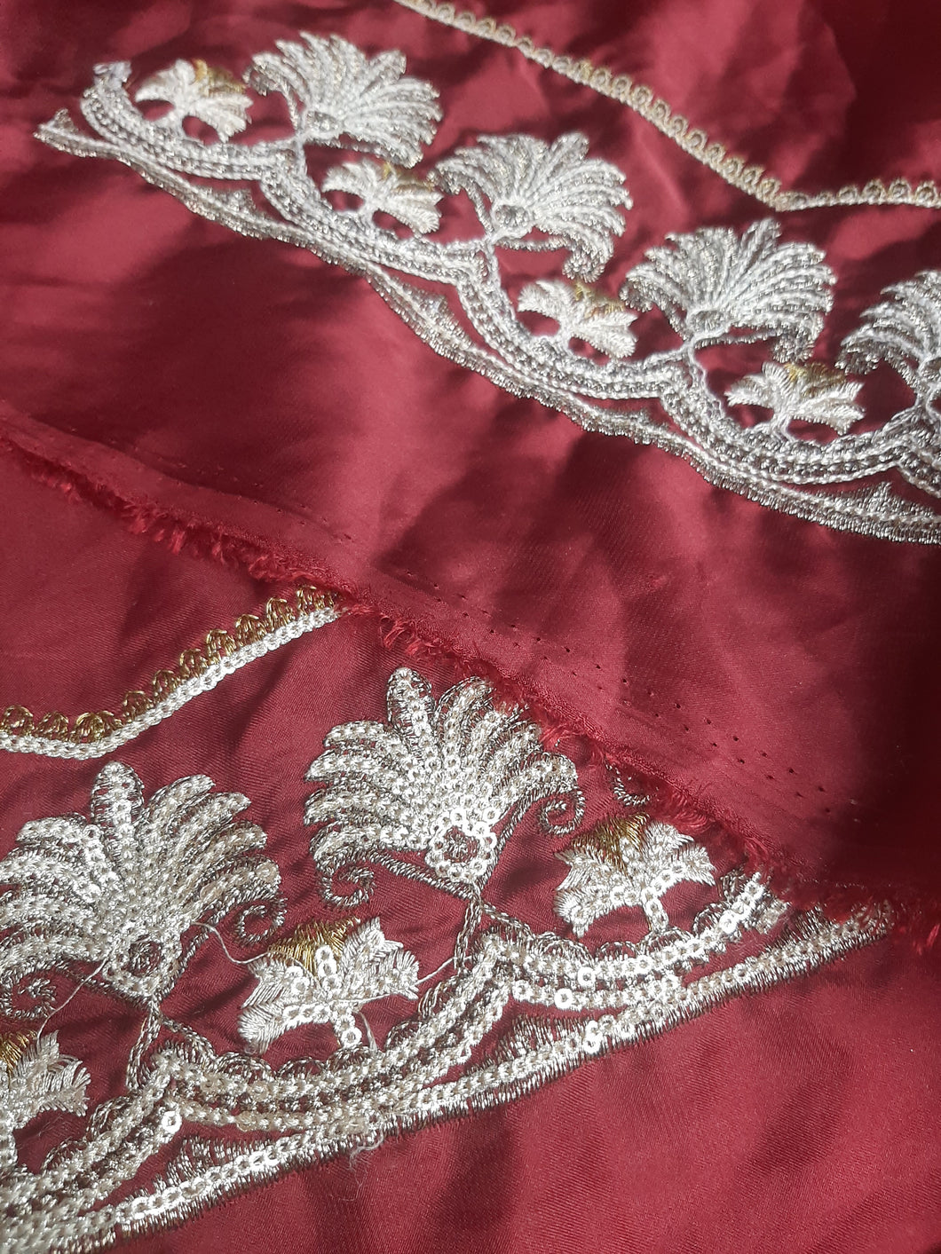 Branded Fabric Embroidered Silk