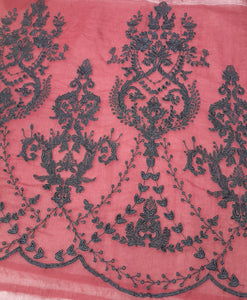 Mariab Duppta Embroidered chiffon